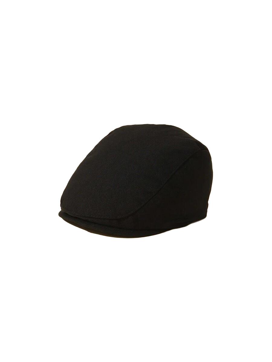 czarna czapka beret