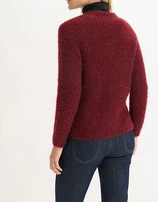 SWETER DAMSKI KARDIGAN SEREK V REGULAR