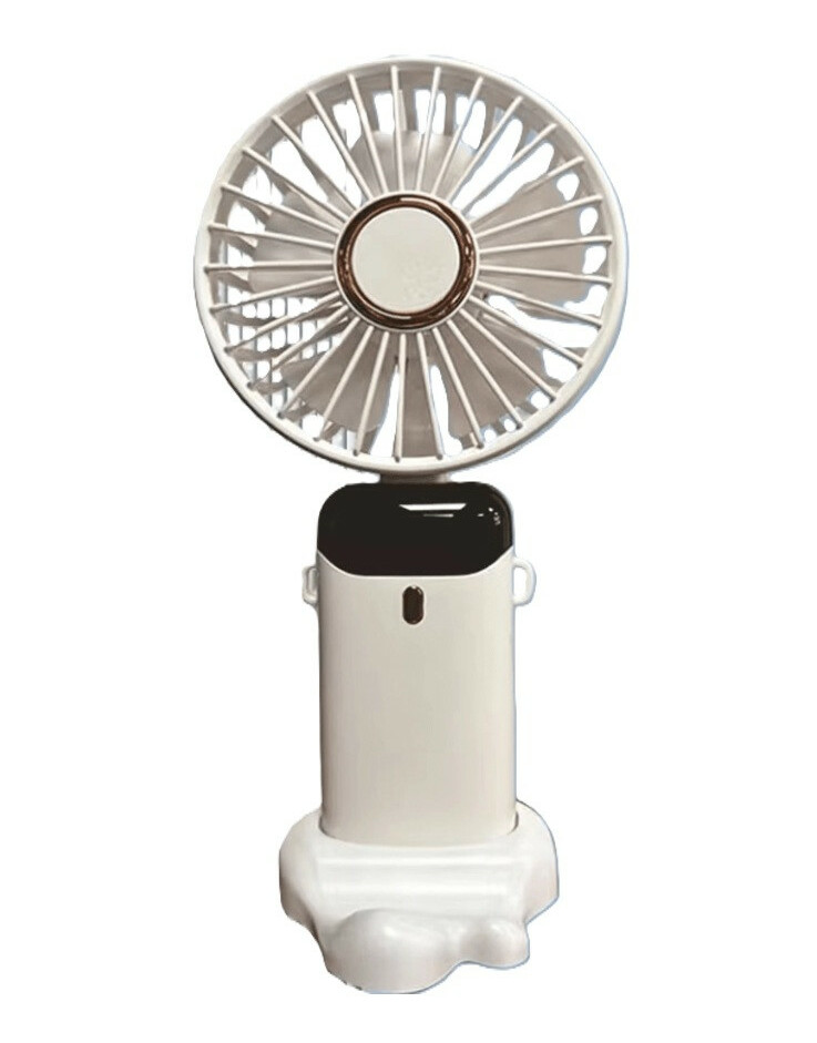 biały MINI WENTYLATOR