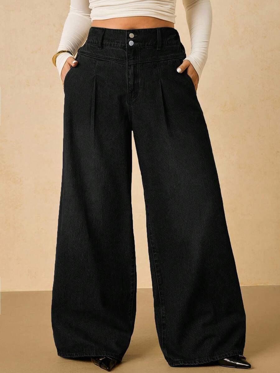 czarne spodnie jeans