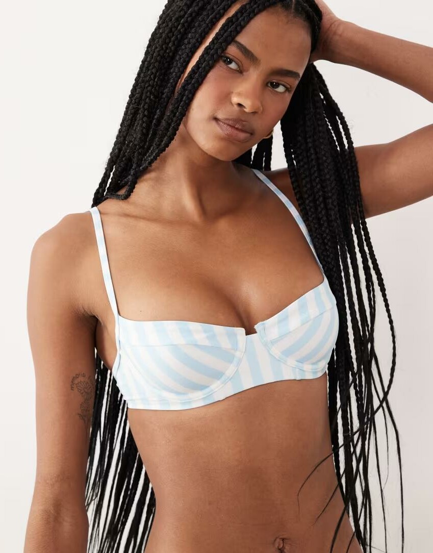 GÓRA OD bikini wzór paski