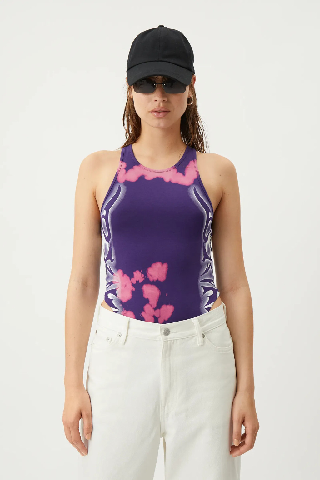 FIOLETOWE BODY PRINT