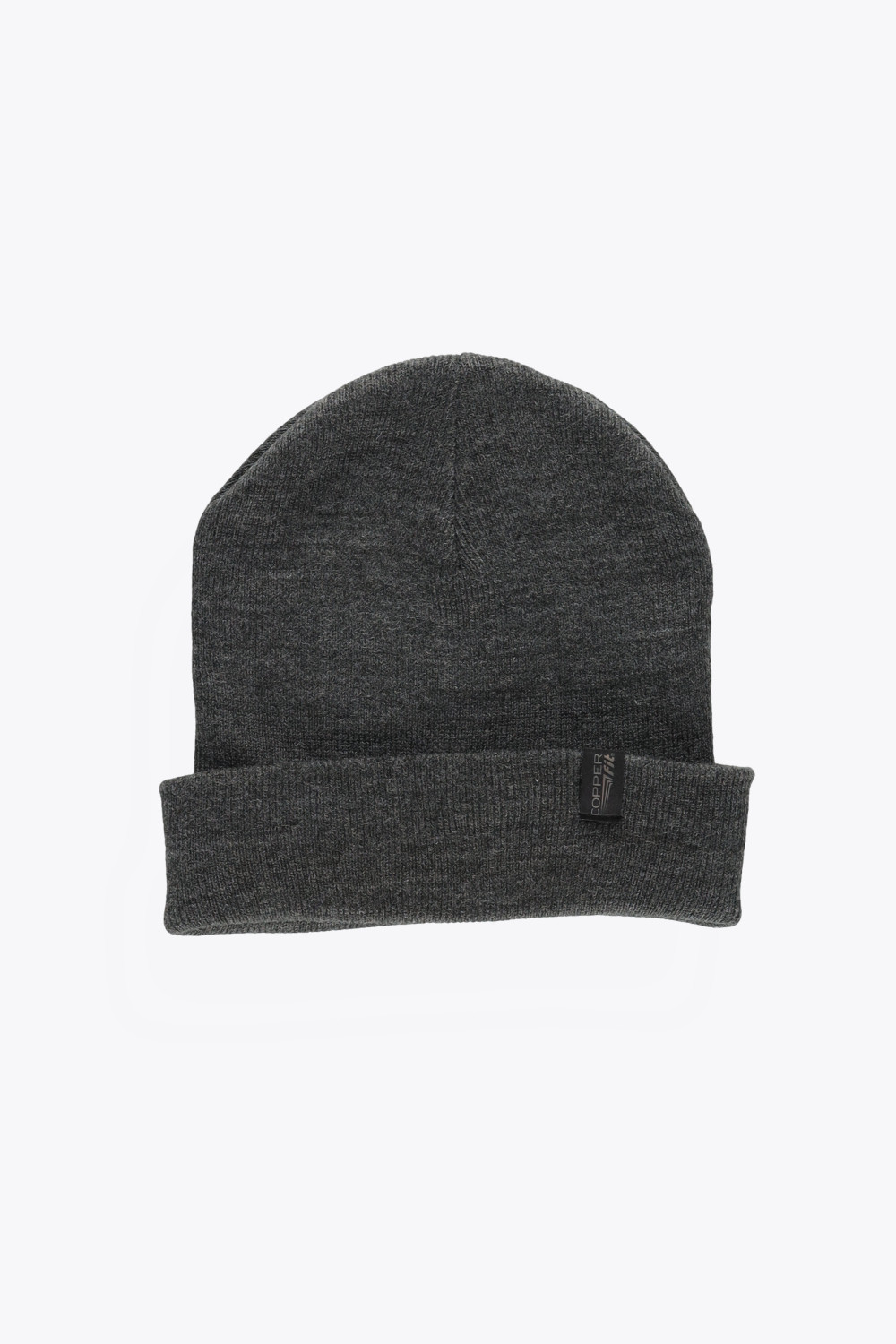 szara klasyczna czapka beanie