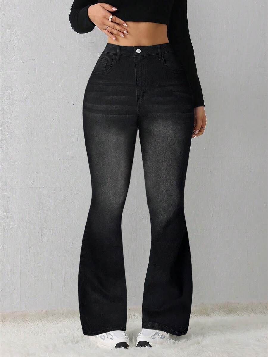 czarne spodnie jeans 