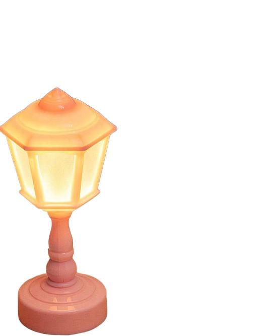 różowa lampka nocna 