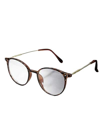okulary zerówki animal print