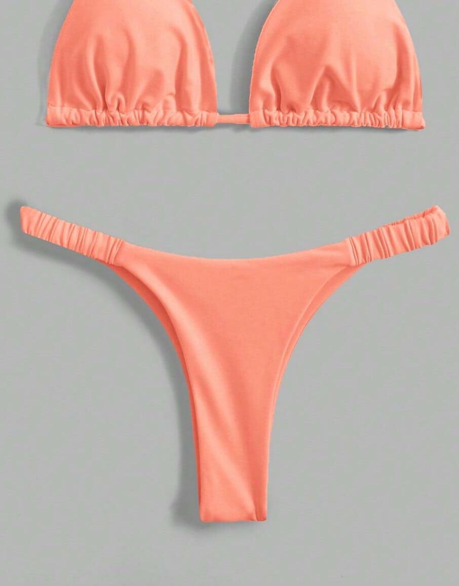 pomarańczowy dół od bikini 