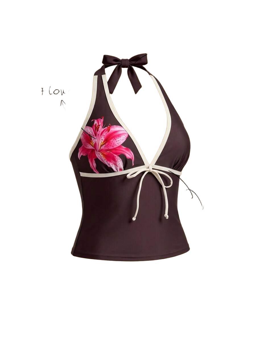 góra od bikini print