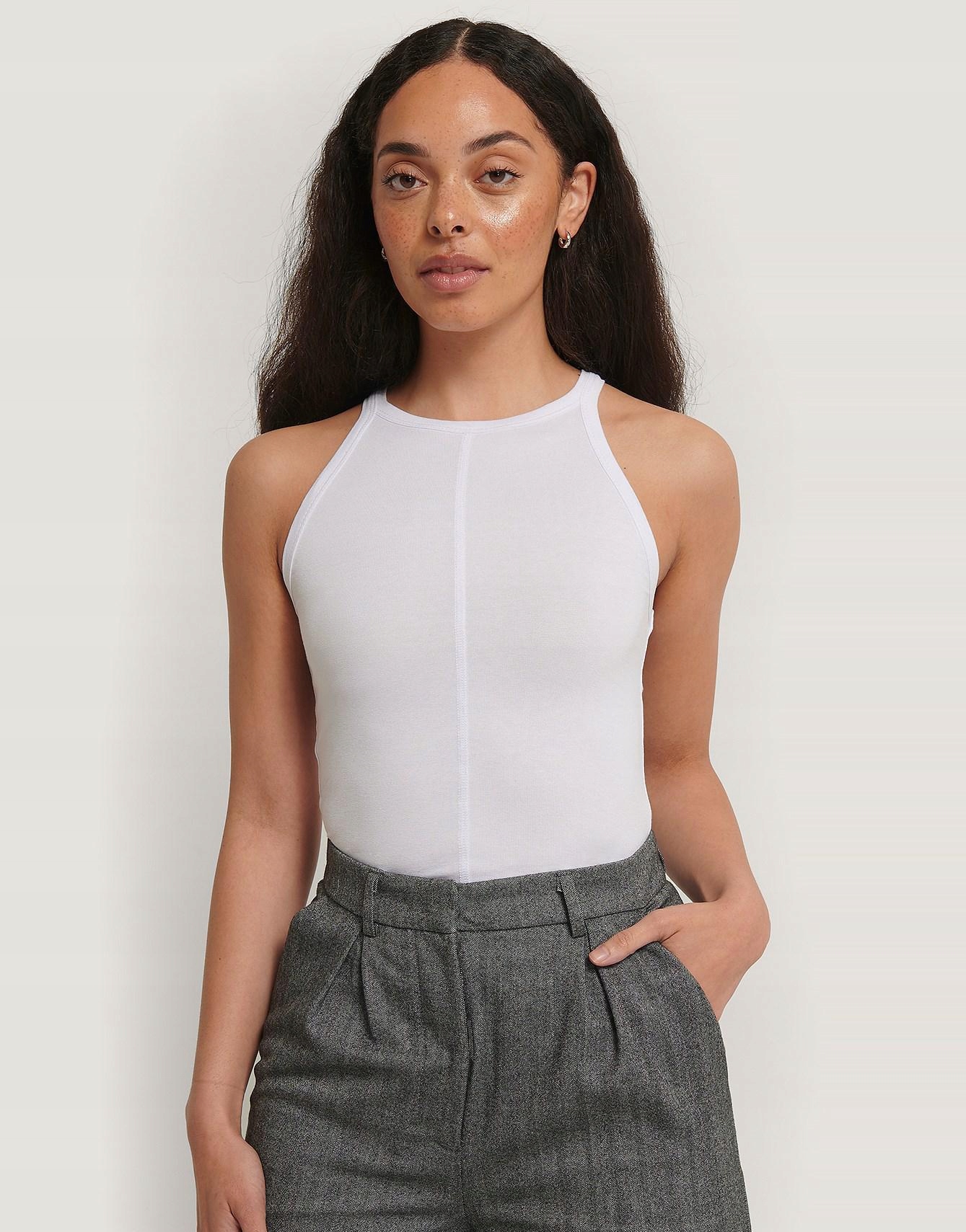 biały top basic