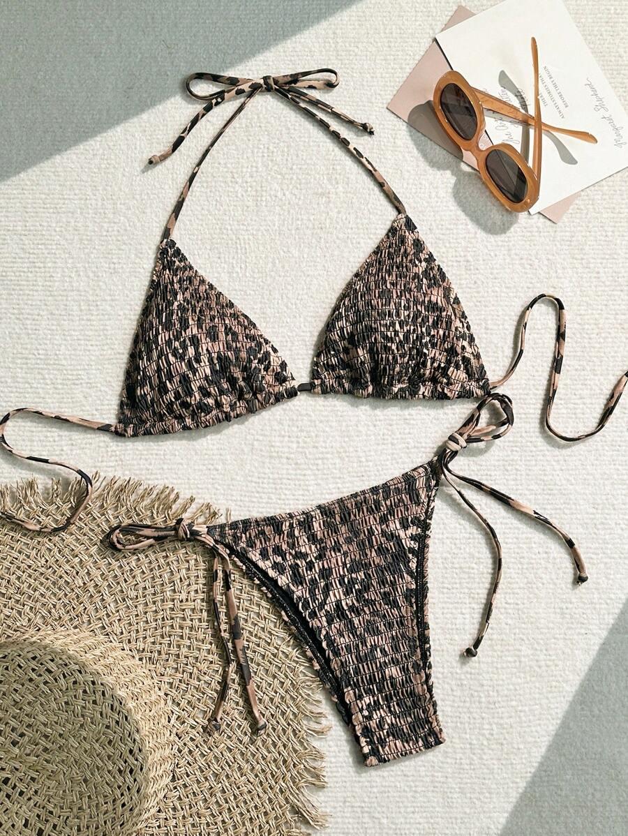 DWUCZĘŚCIOWY STRÓJ KĄPIELOWY ANIMAL PRINT