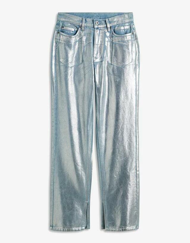 JEANSY DAMSKIE BOOTCUT Z BAWEŁNY WYSOKI STAN