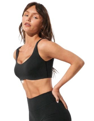 CZARNY SPORTOWY TOP 