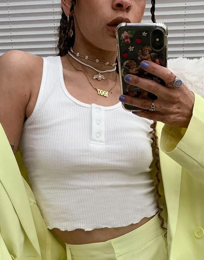 CROP TOP PRĄŻKI