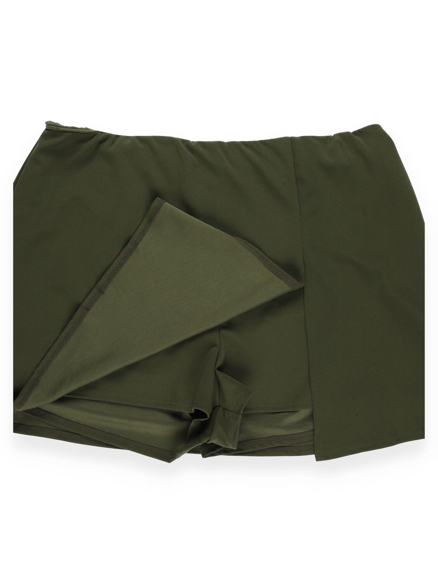 ELEGANCKIE SPÓDNICO SPODENKI KHAKI