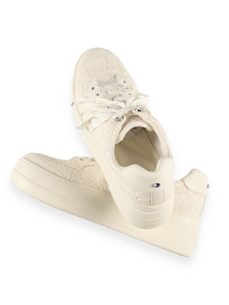 BUTY SPORTOWE NA PLATFORMIE EMBRACE IVORY 