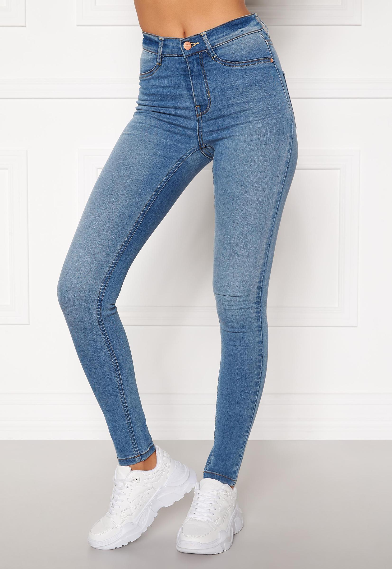 SPODNIE JEANS RURKI Superstretch zamek