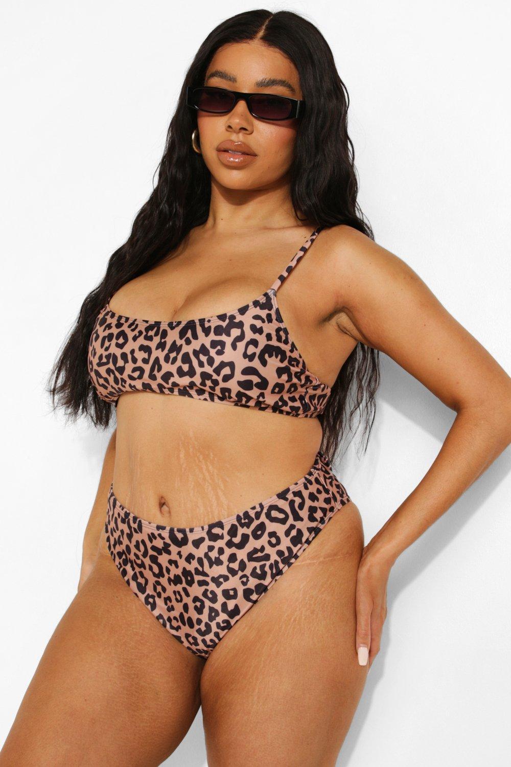 DÓŁ OD BIKINI ANIMAL PRINT