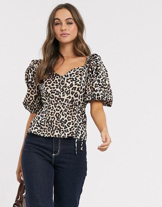 TOP ANIMAL PRINT