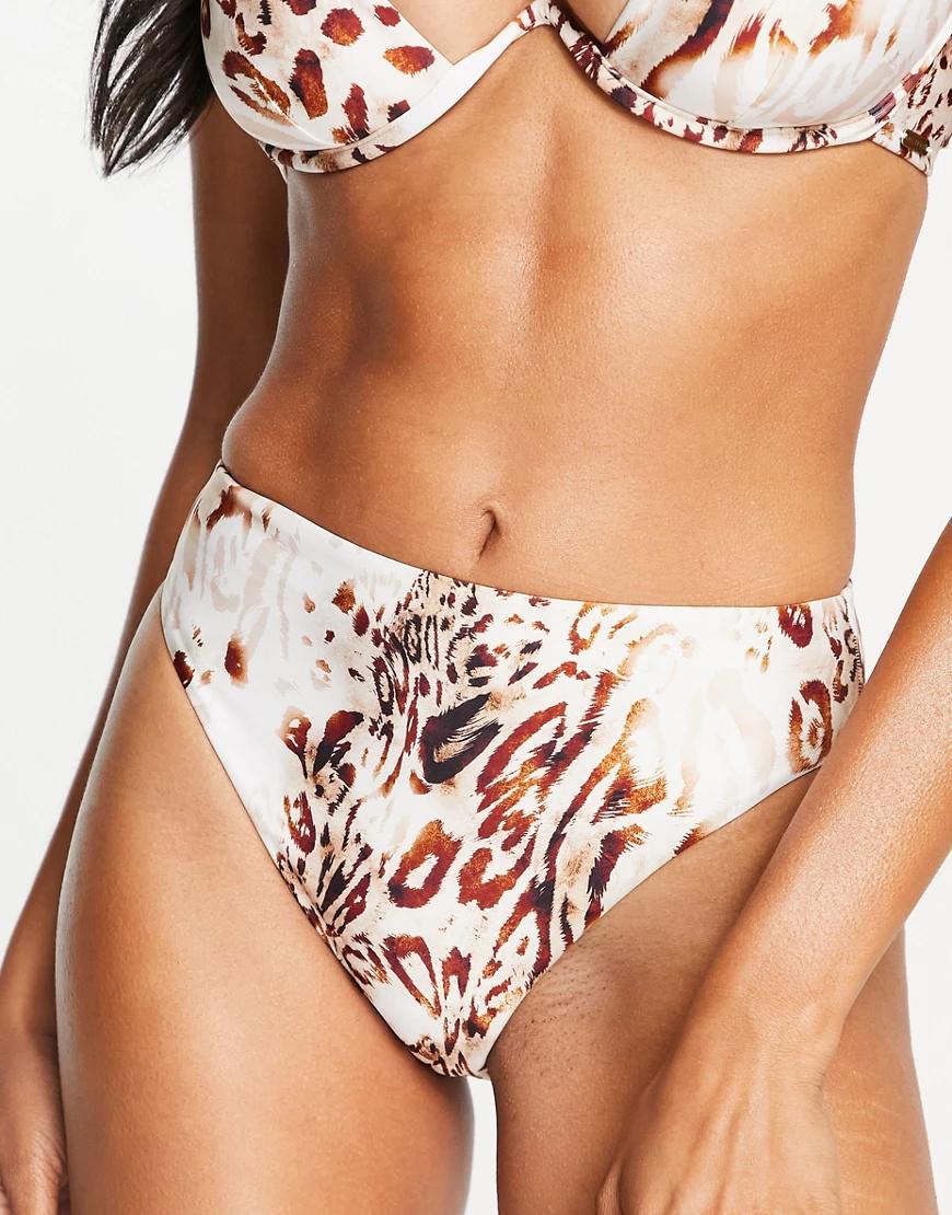 dół od bikini animal print