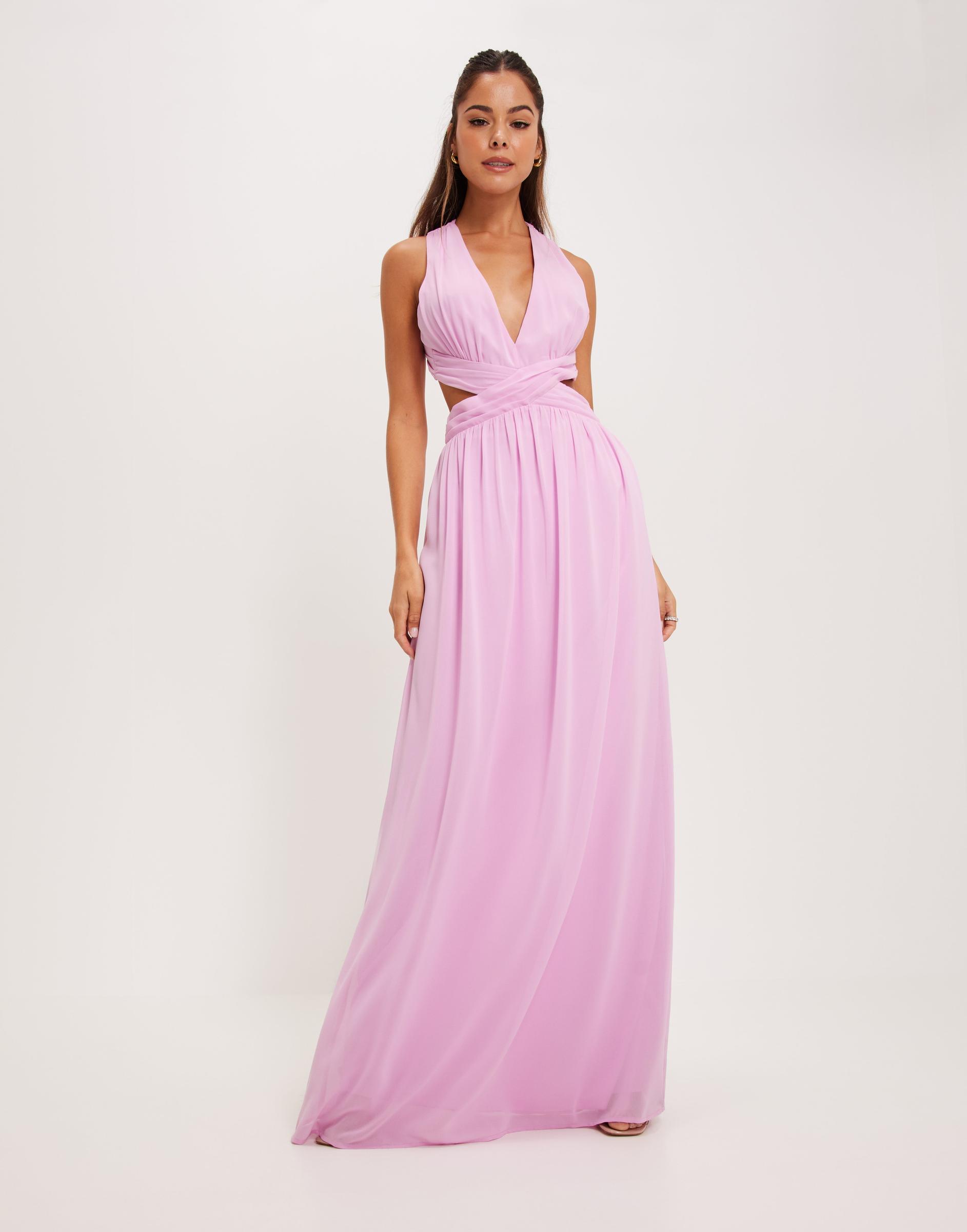 MAXI SUKIENKA ODKRYTE PLECY V-NECK