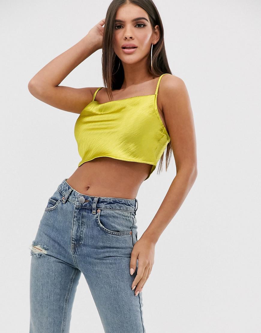 CROP TOP SATYNA