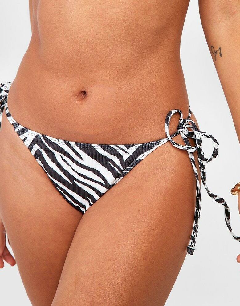 DÓŁ OD BIKINI ZEBRA PRINT