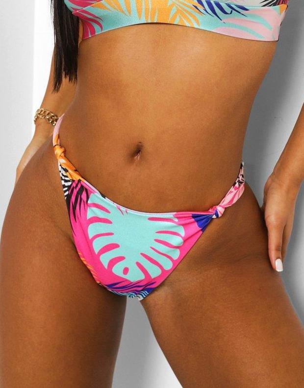 DÓŁ BIKINI TROPICAL PRINT