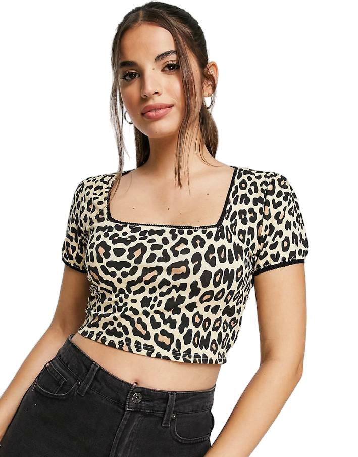 TOP ANIMAL PRINT