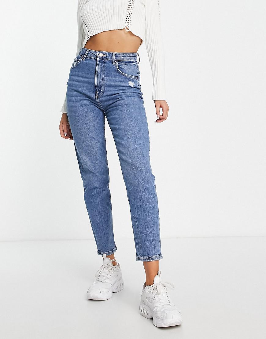 SPODNIE MOM JEANS