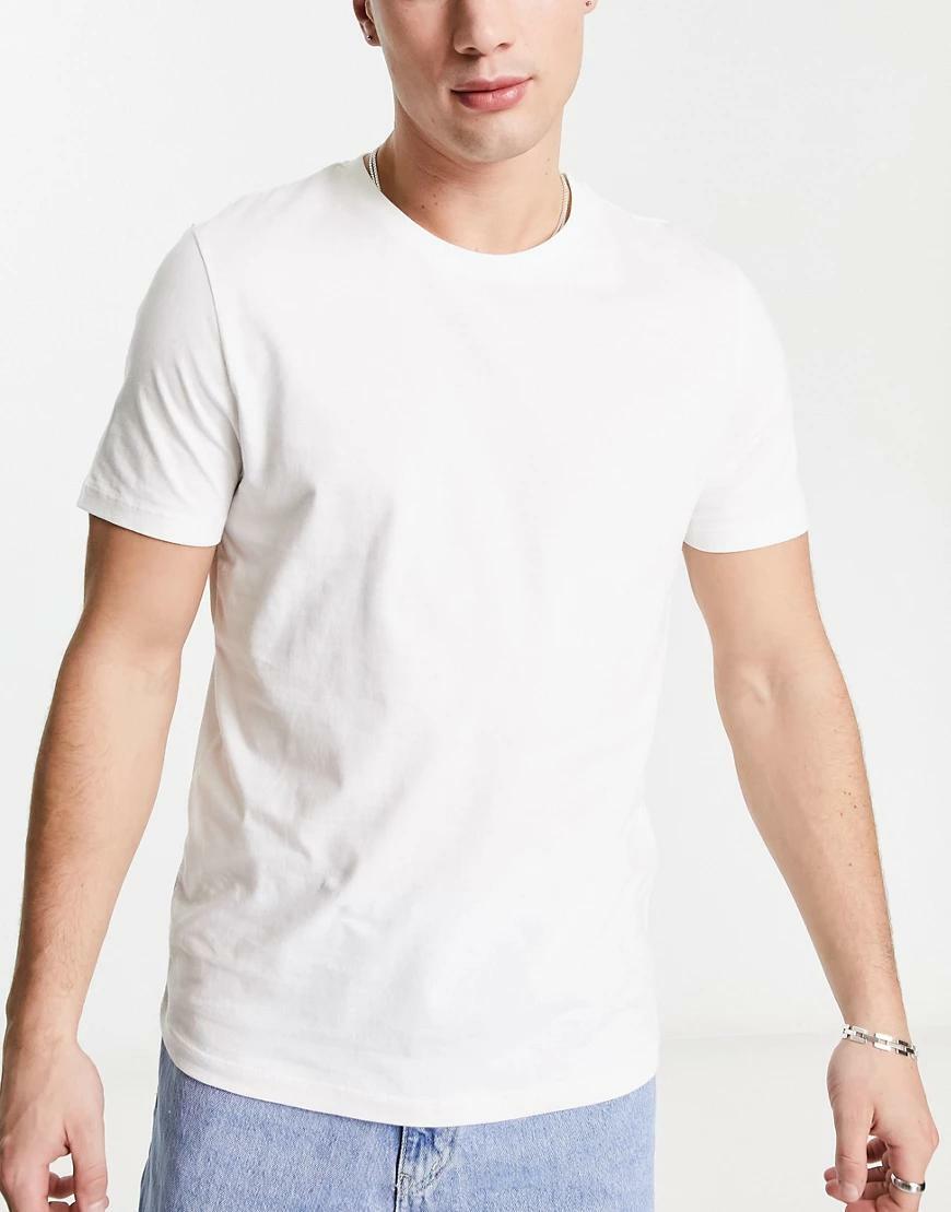 biały klasyczny t-shirt basic 3pack