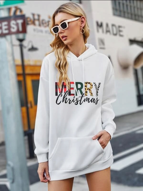 bluza dresowa NAPIS MERRY CHRISTMAS