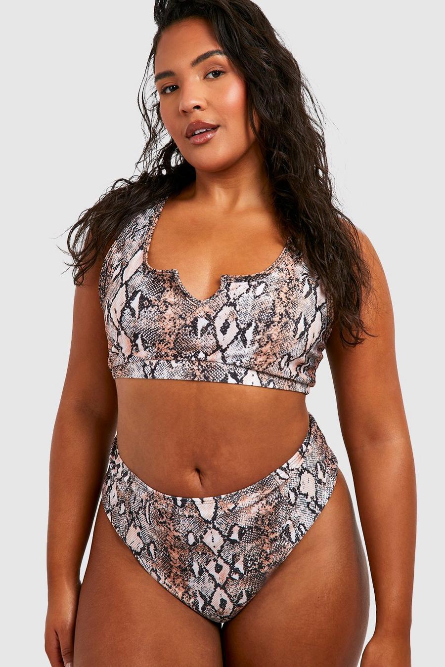 GÓRA OD BIKINI ANIMAL PRINT