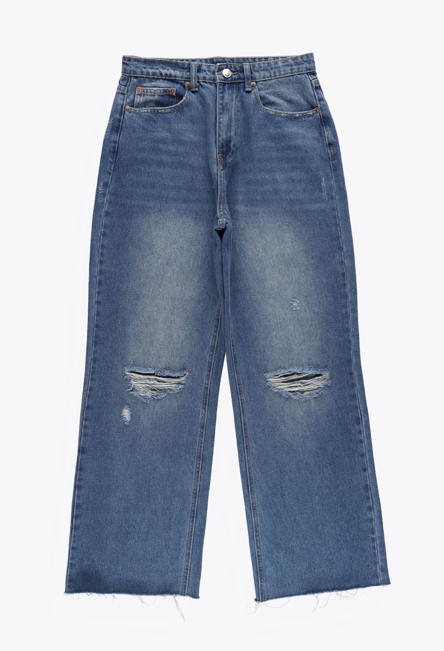 SPODNIE JEANS RIPPED