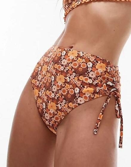 DÓŁ OD BIKINI FLORAL PRINT