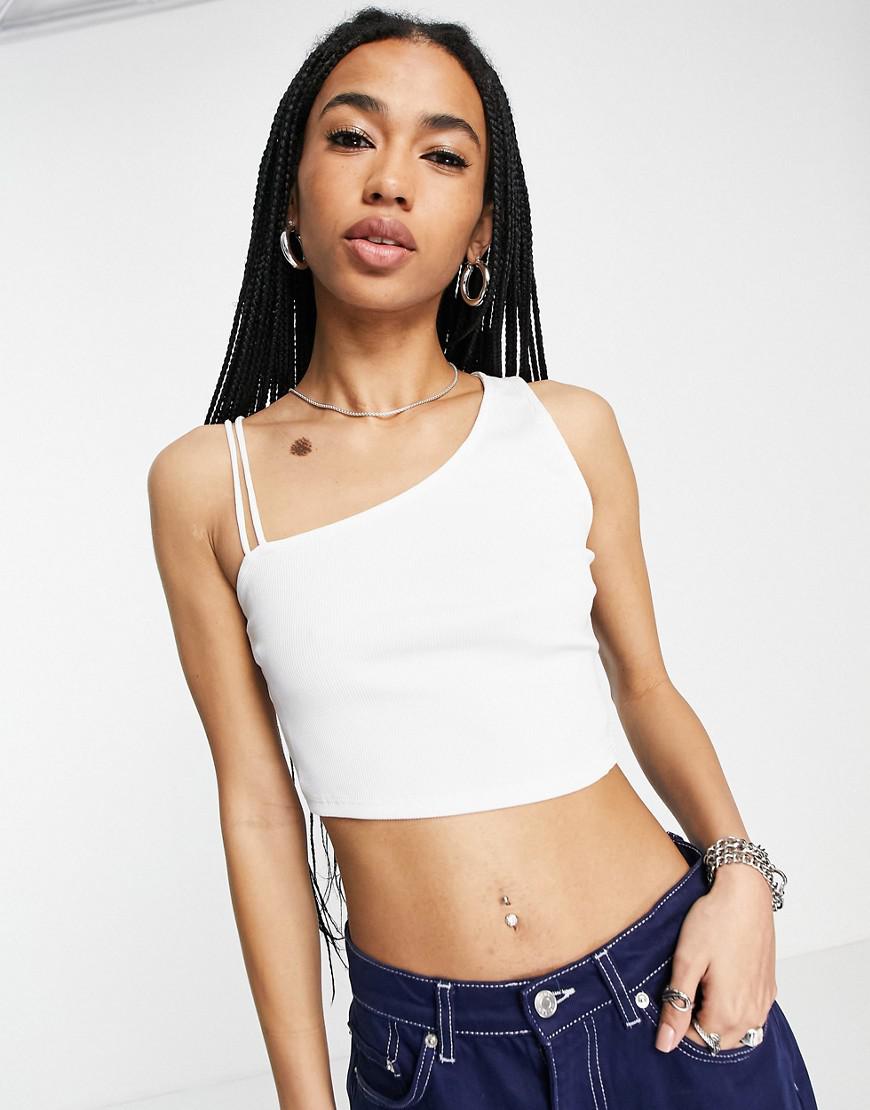 BIAŁY CROP TOP