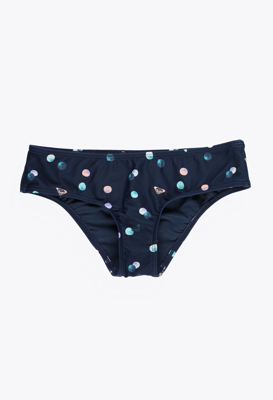 granatowy DÓŁ OD BIKINI GROSZKI print