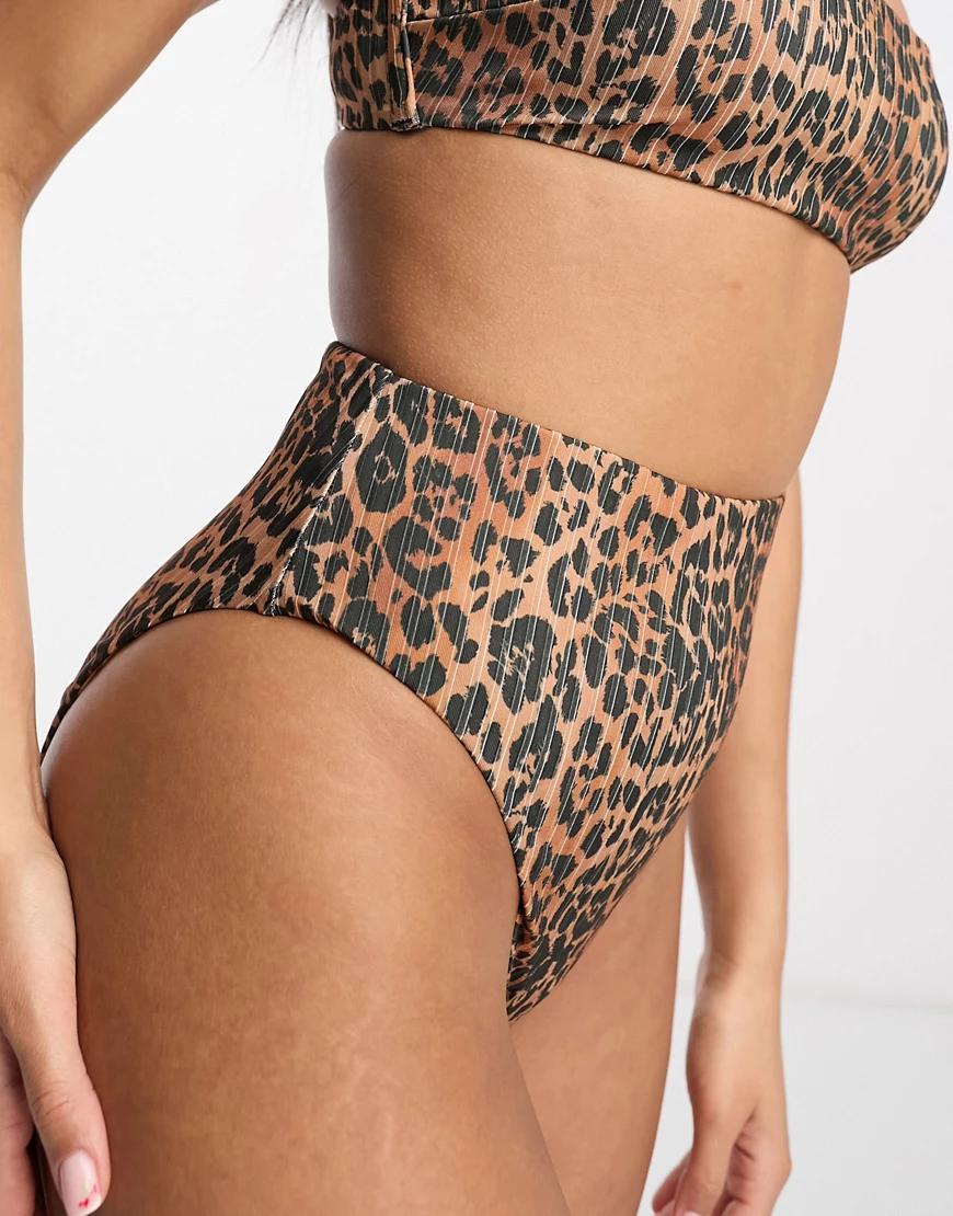 dół od bikini animal print