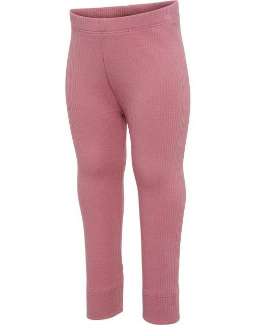 klasyczne prążkowane różowe legginsy RENE