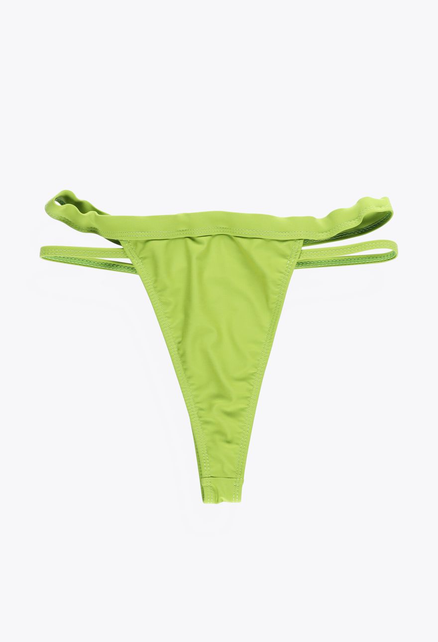 zielony dół od bikini