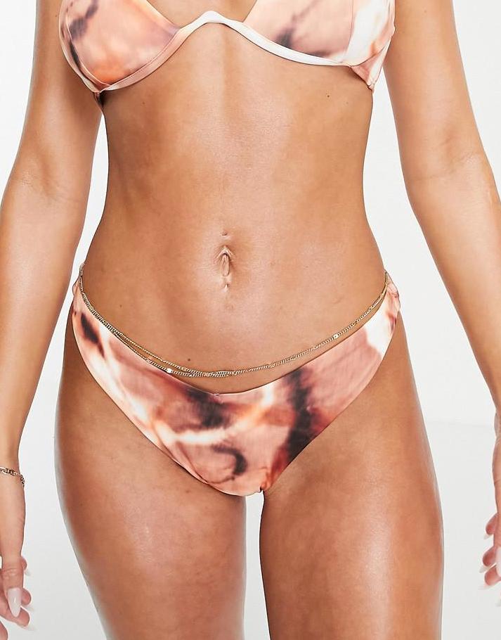 DÓŁ OD BIKINI WZÓR TIE-DYE