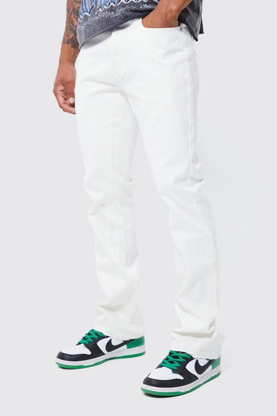 białe spodnie jeans