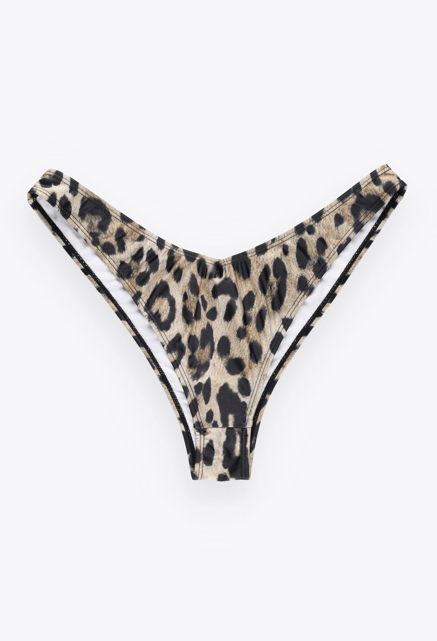 DÓŁ BIKINI ANIMAL PRINT