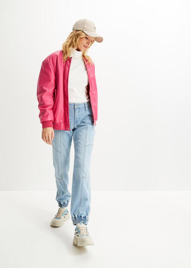 KURTKA BIKER OVERSIZE