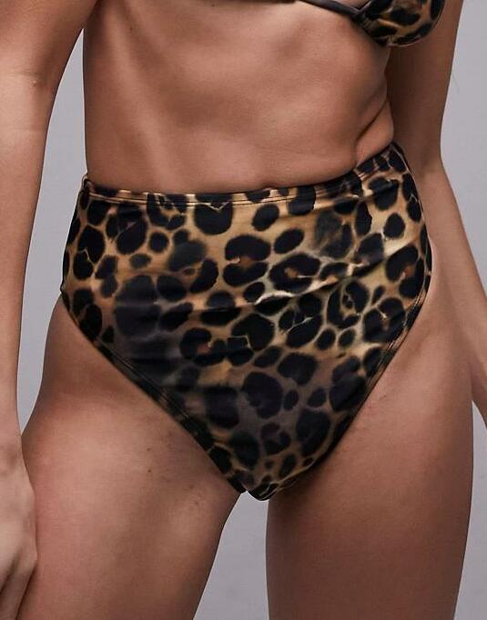 dół od bikini animal print