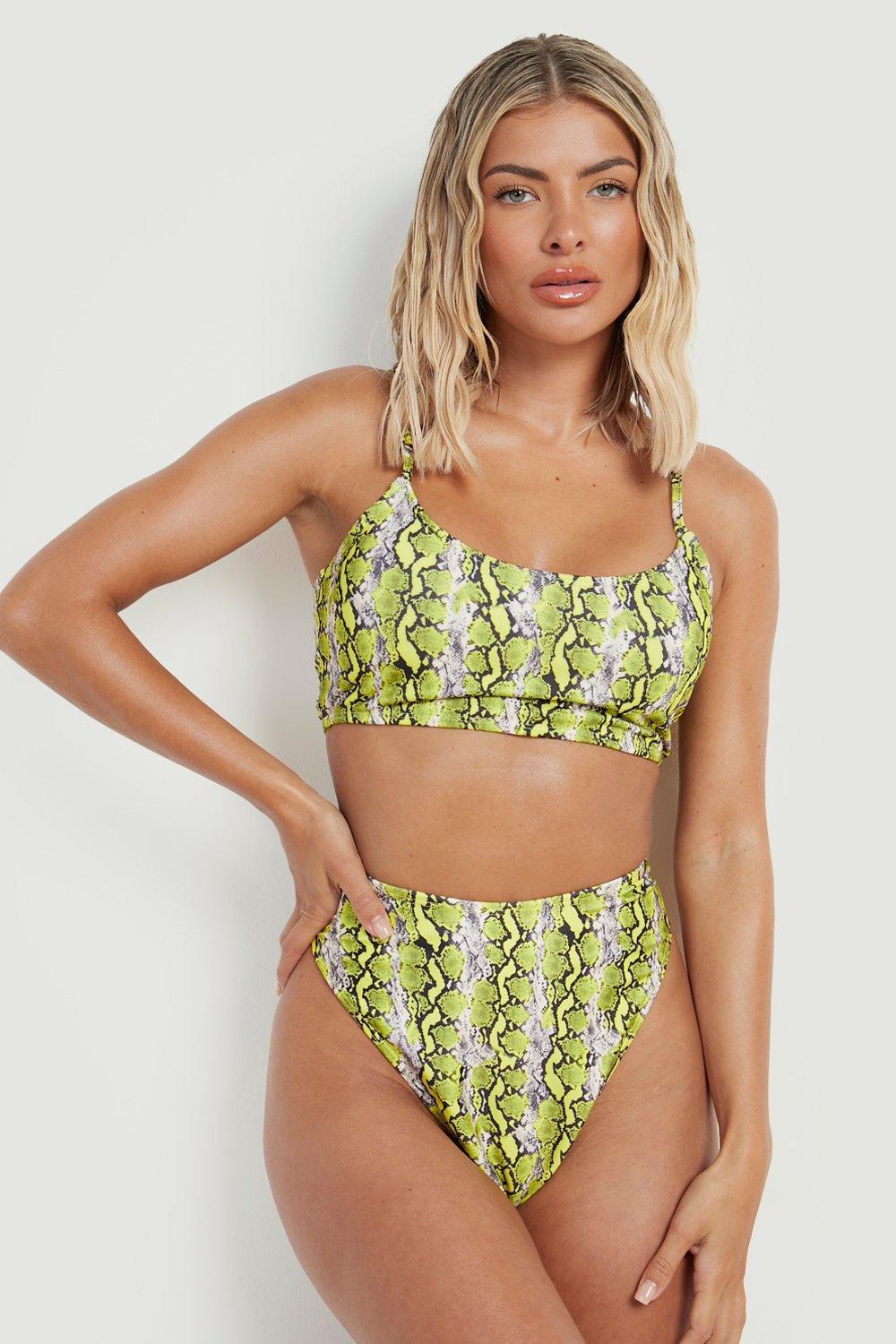 dół od bikini animal print