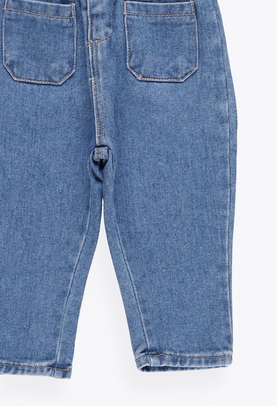 NIEBIESKIE SPODNIE JEANS