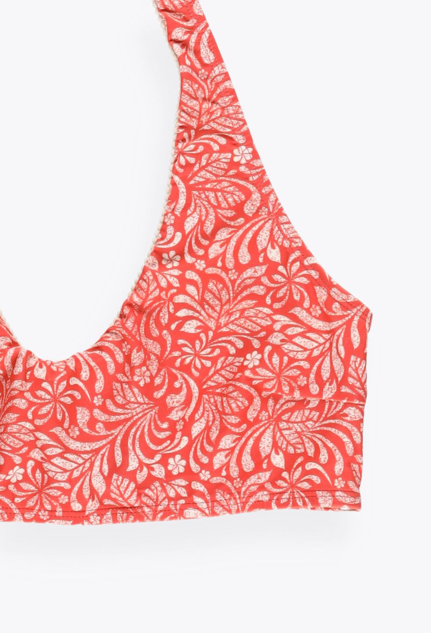 GÓRA OD BIKINI wiązanie print