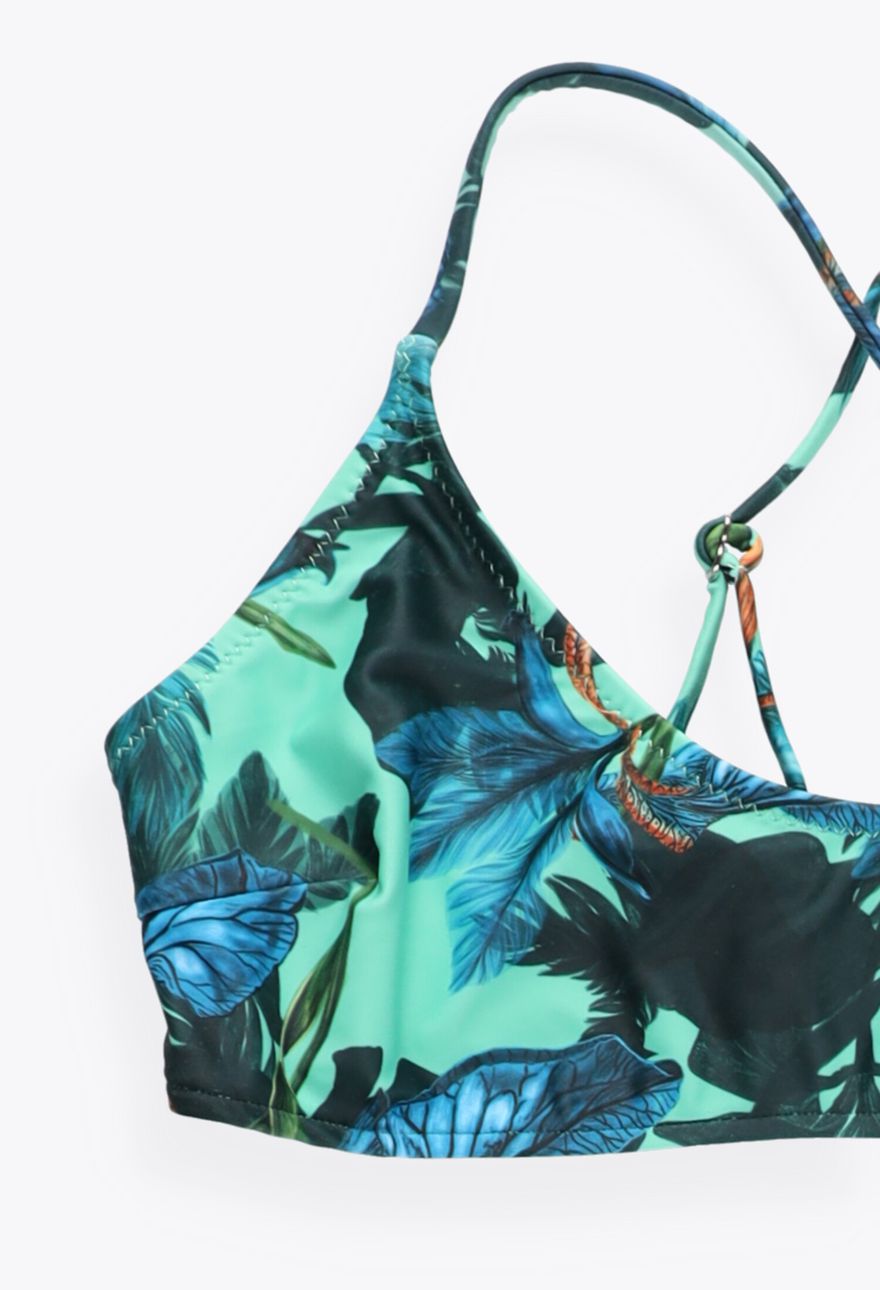 GÓRA BIKINI TROPICAL PRINT