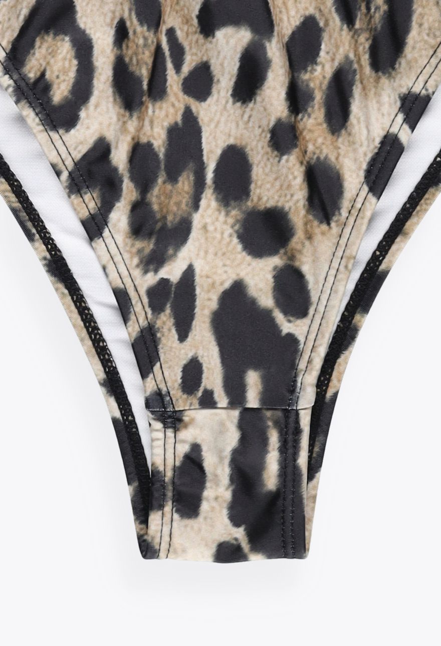 DÓŁ BIKINI ANIMAL PRINT