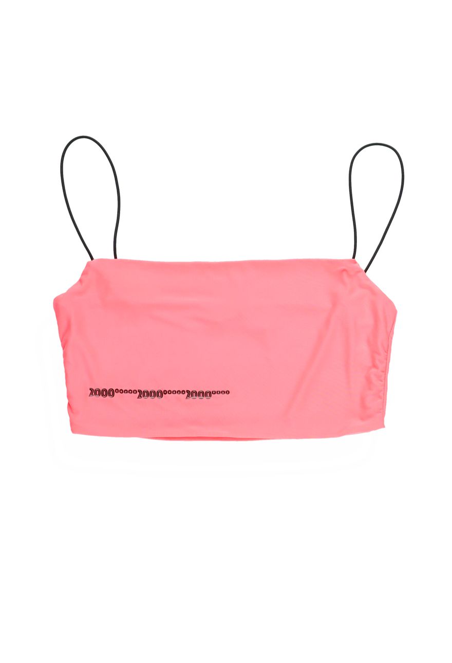 NEONOWY CROP TOP RAMIĄCZKA